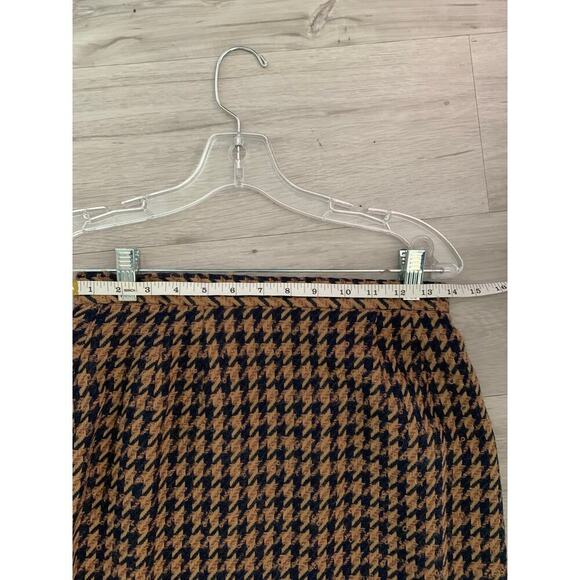 Vintage 1980 Christian Dior Herringbone Wool 2pc Set - Picture 7 of 10